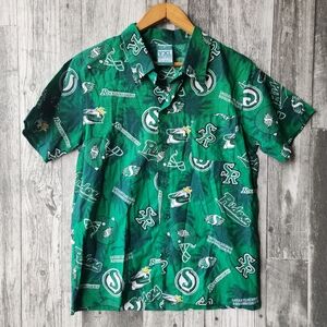 Saskatchewan Roughriders Button Up Shirt CFL Football Youth XL